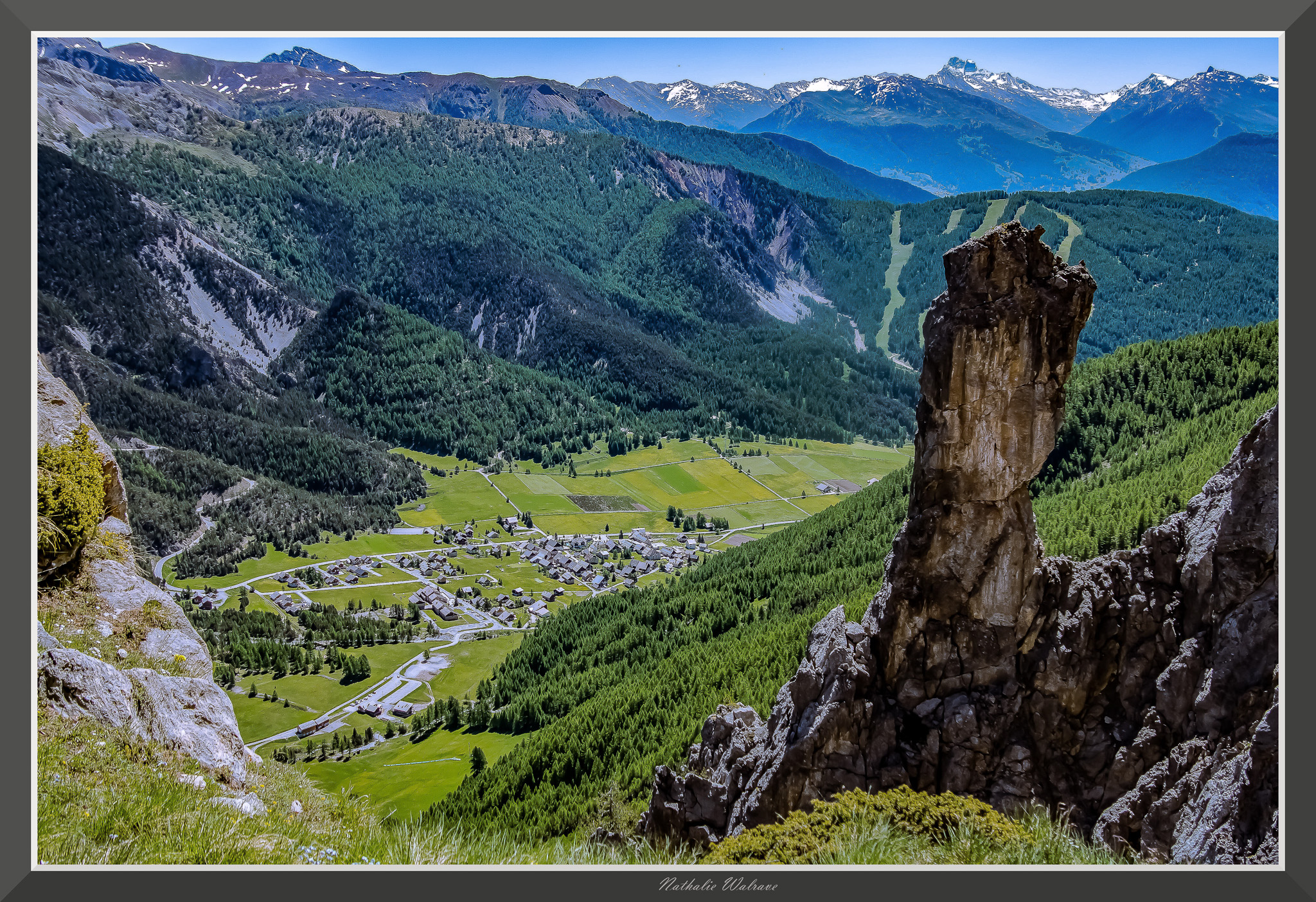 paysage de montagne du Queyras